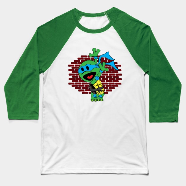 Dancing Leo Baseball T-Shirt by Leidemer Illustration 